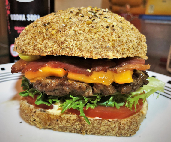 Keto Bacon Cheese Burger Keto Bacon Cheese Burger