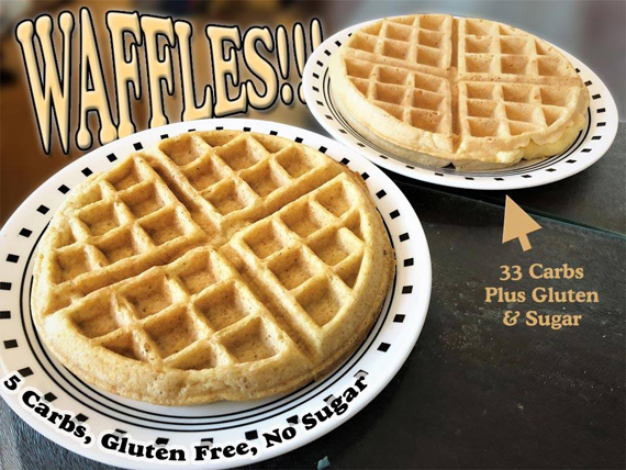 Keto and Regular Waffles Keto and Regular Waffles